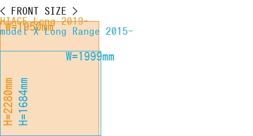 #HIACE Long 2019- + model X Long Range 2015-